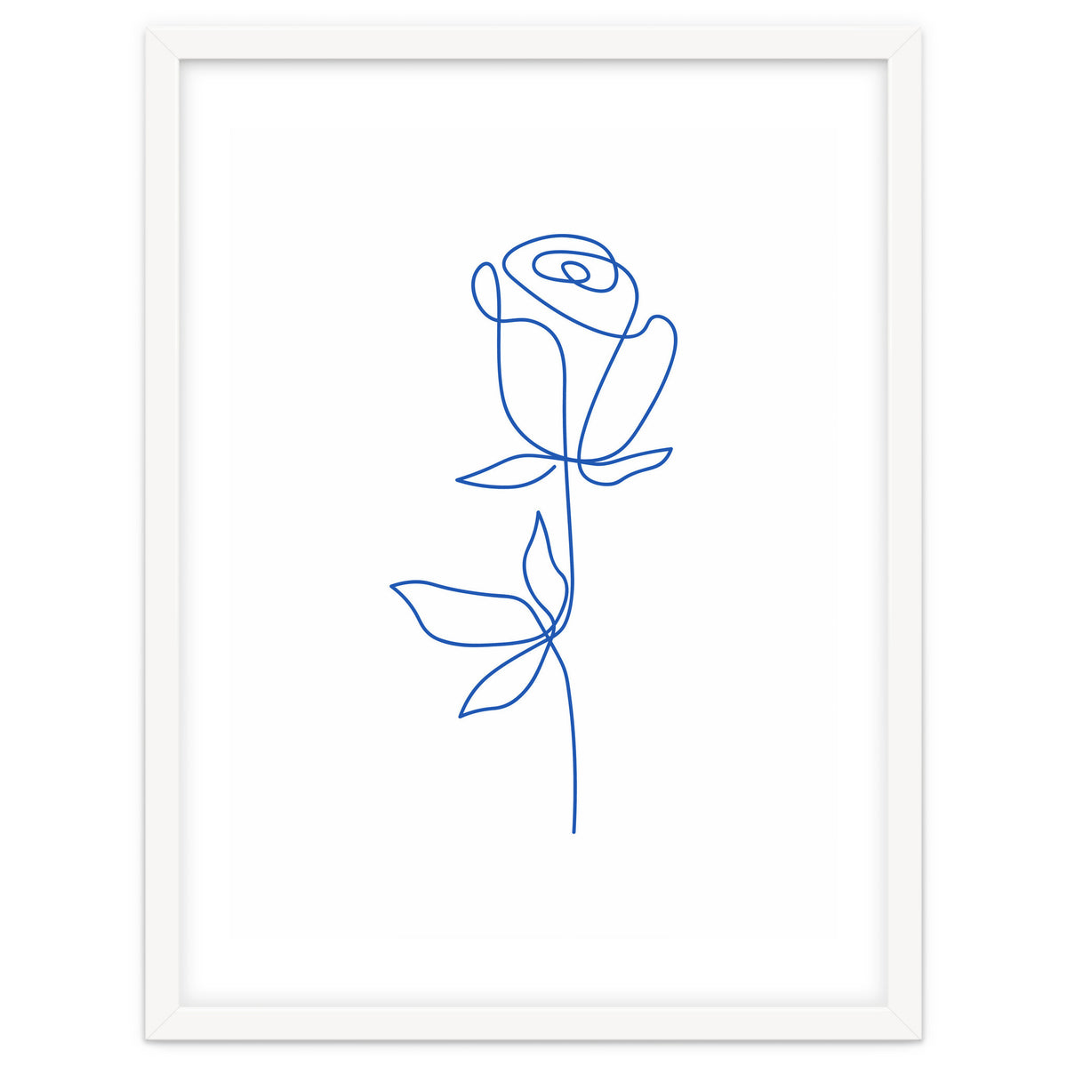 One Line Art Flower