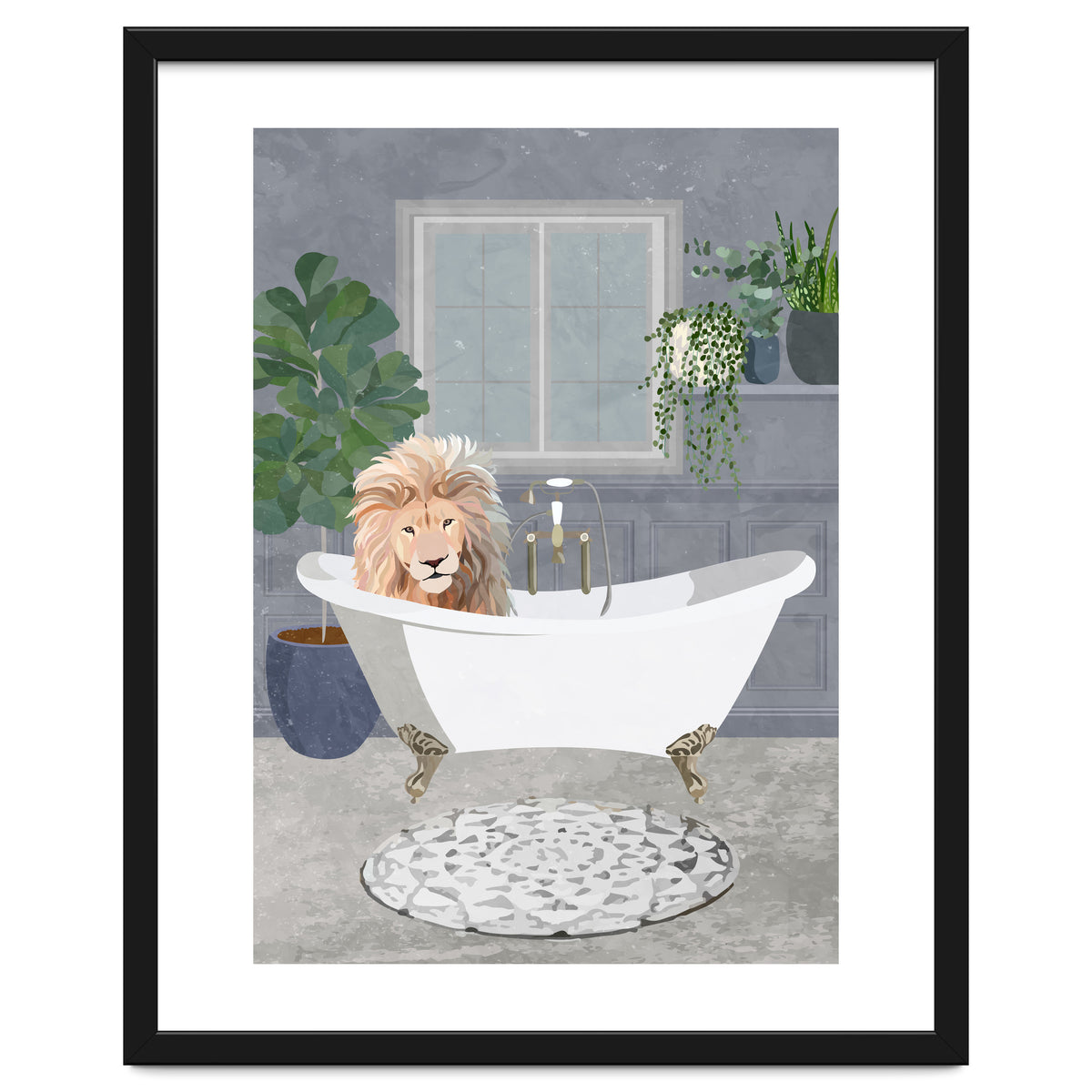 Leo Lion takes a bath