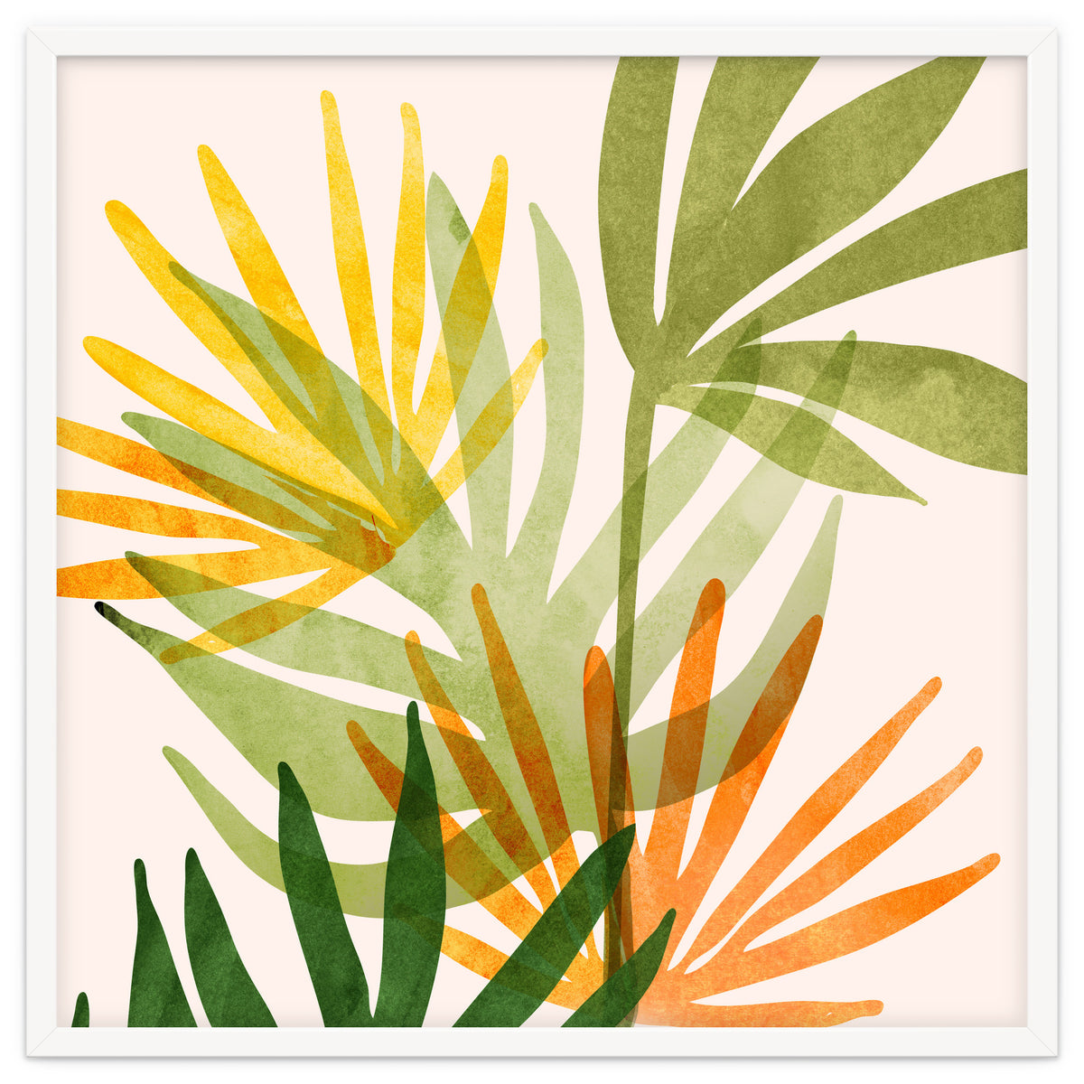 Modern Tropical Abstract Bouquet