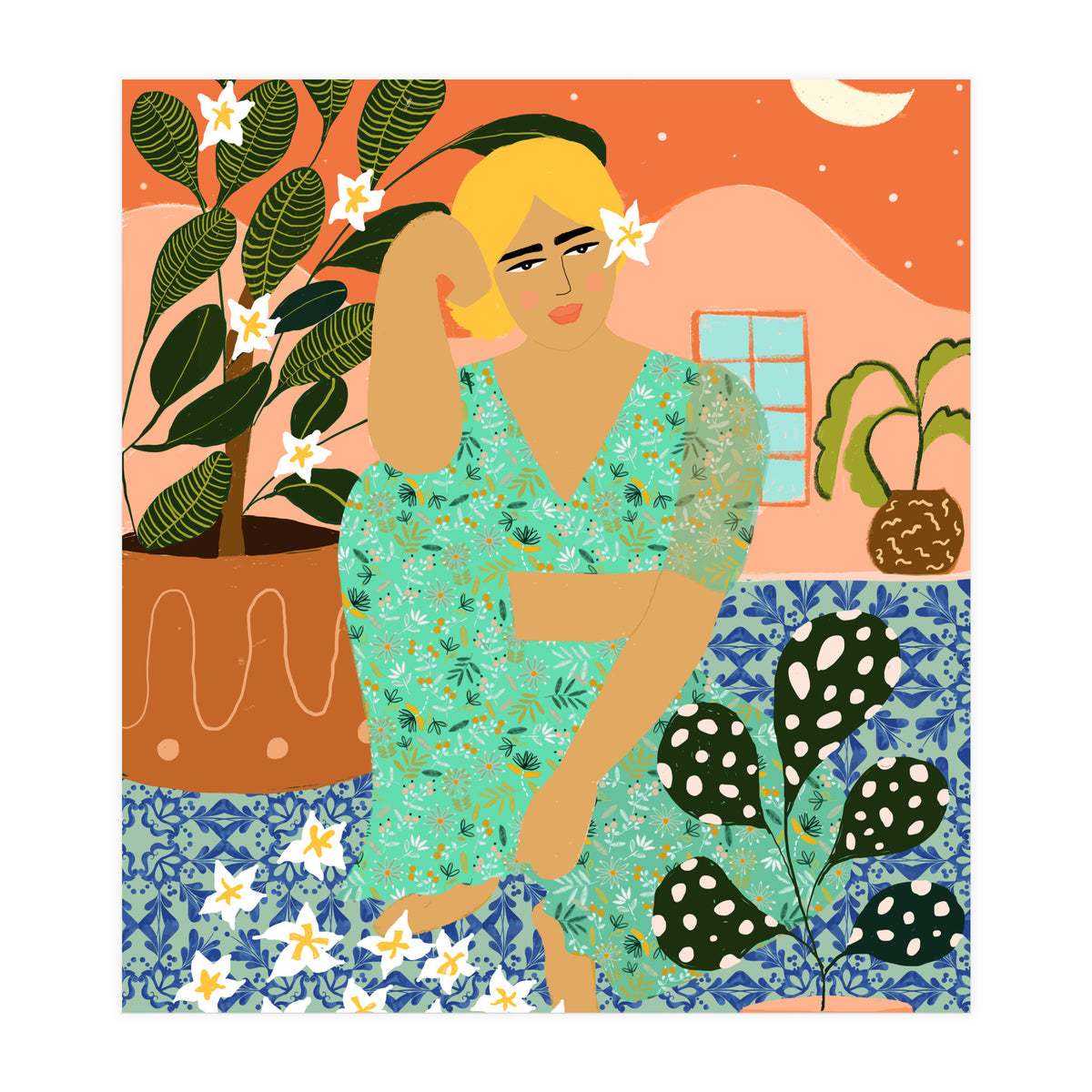 Flower Collector (Print Only)