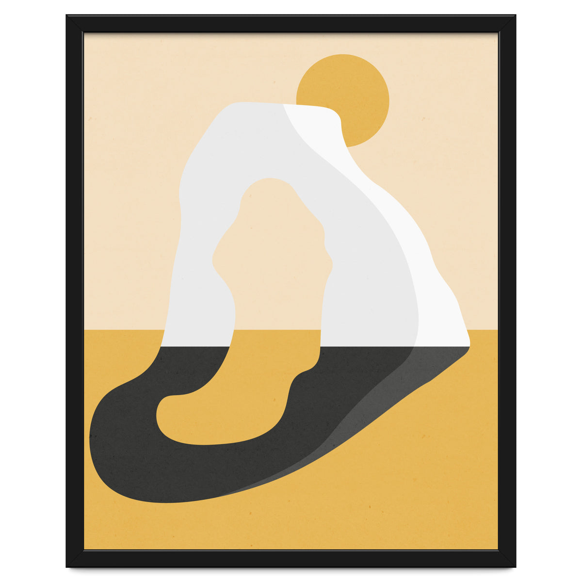 Abstract Arch - Golden Desert