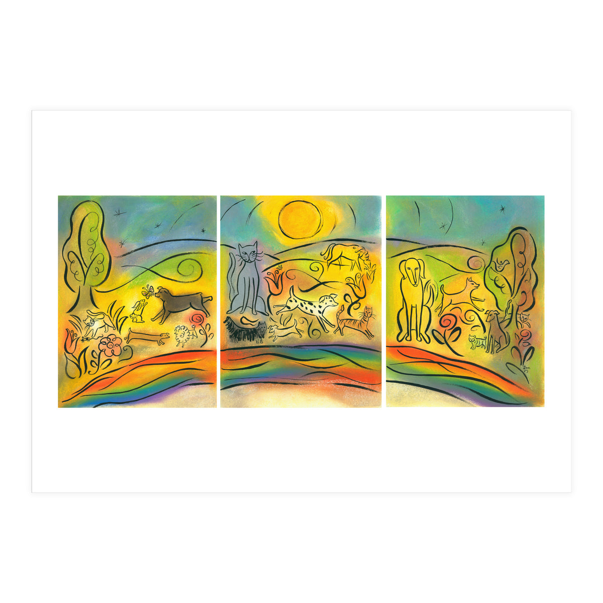 Rainbow Bridge Print (Print Only)