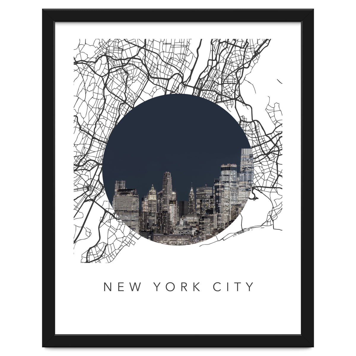 New York City Streets Collage