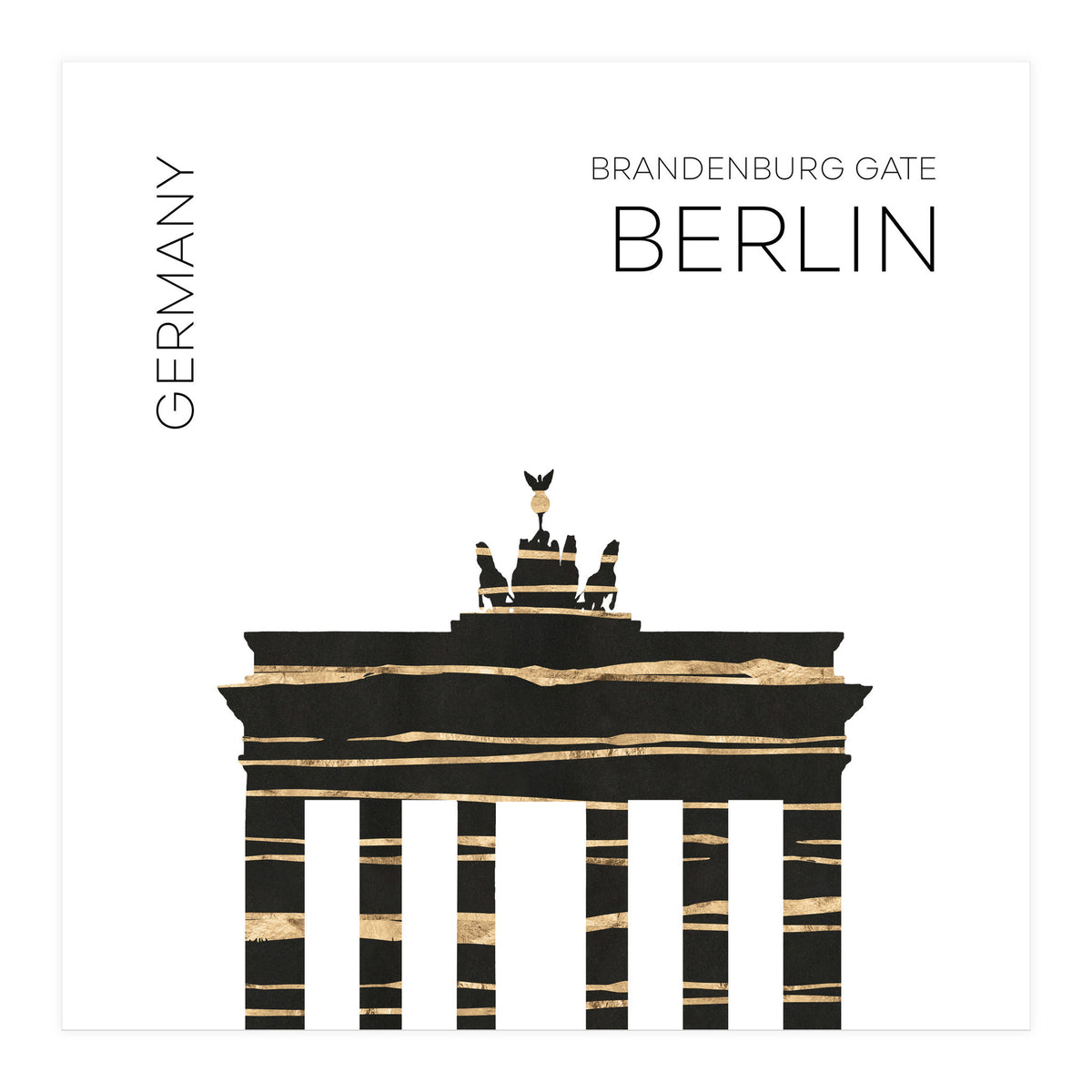 Urban Art BERLIN Brandenburg Gate (Print Only)