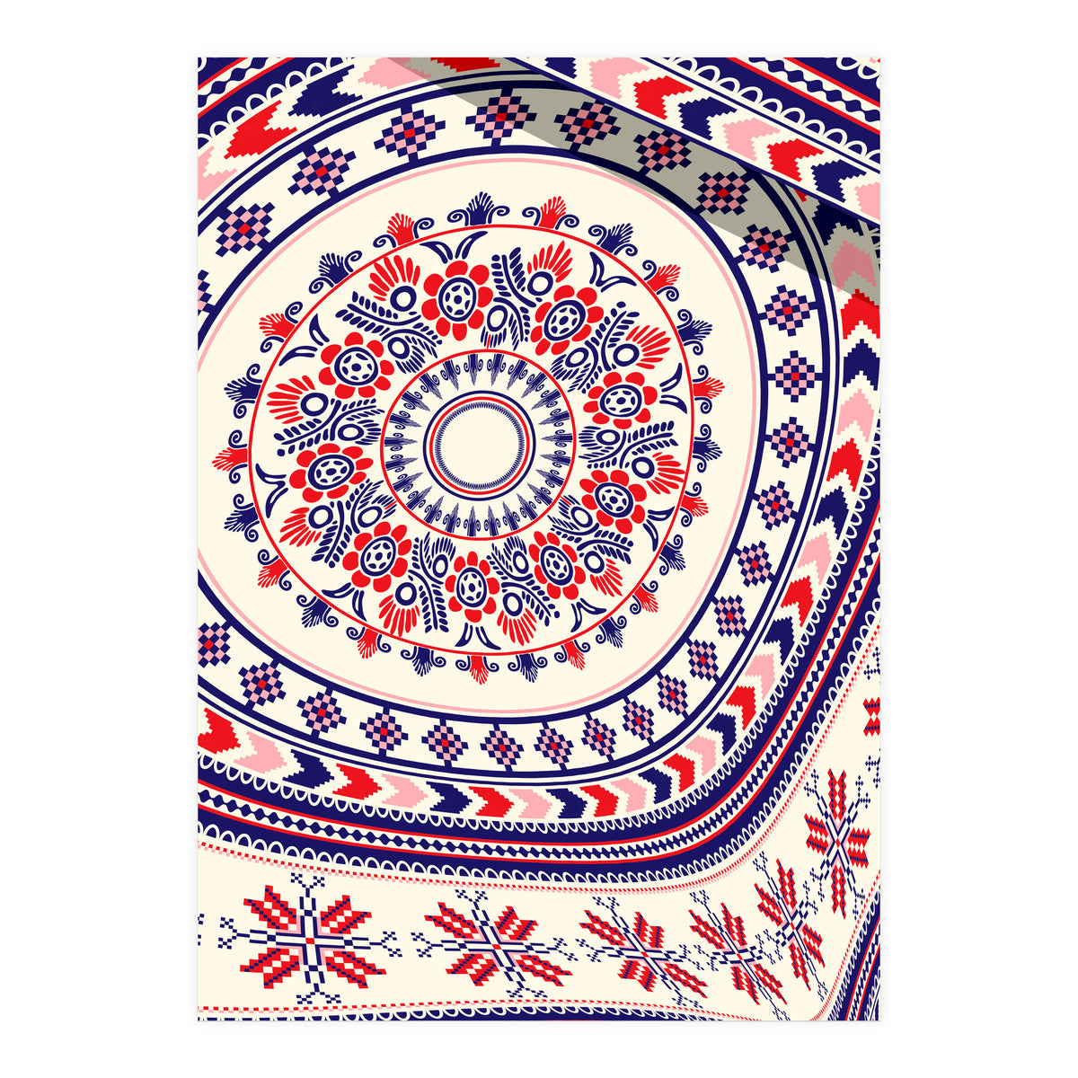 Romanian embroidery background 22 (Print Only)