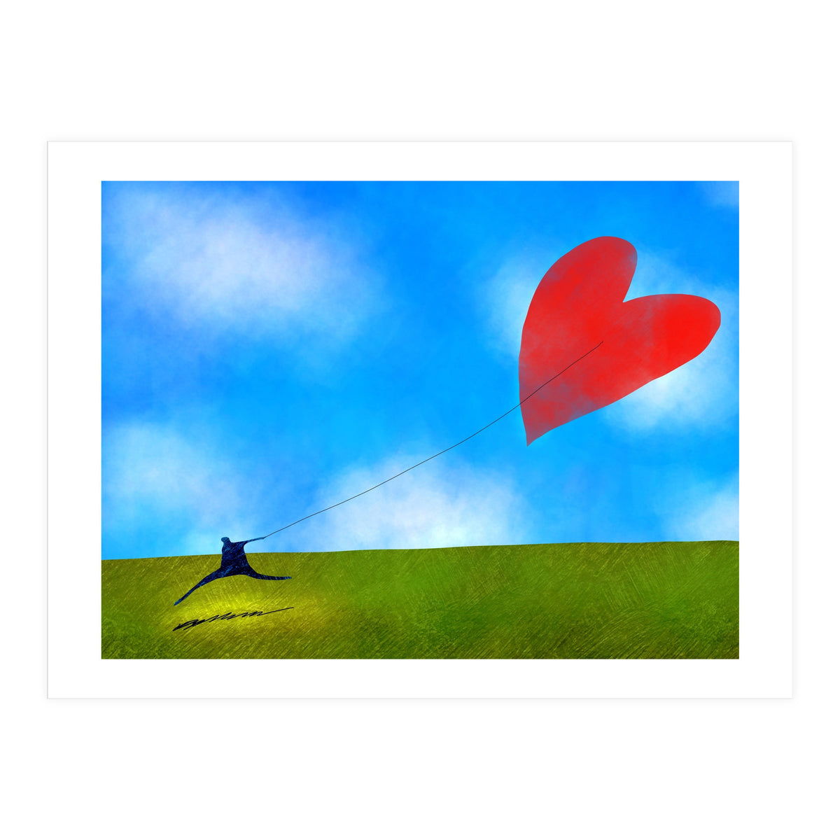Heart Kite (Print Only)