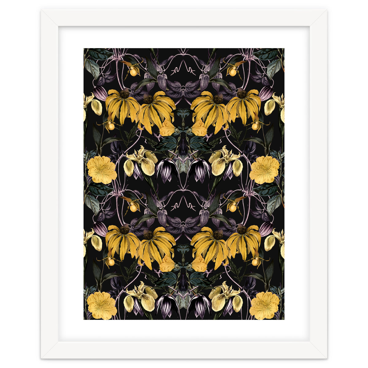 Nocturnal botanical garden kaleidoscope