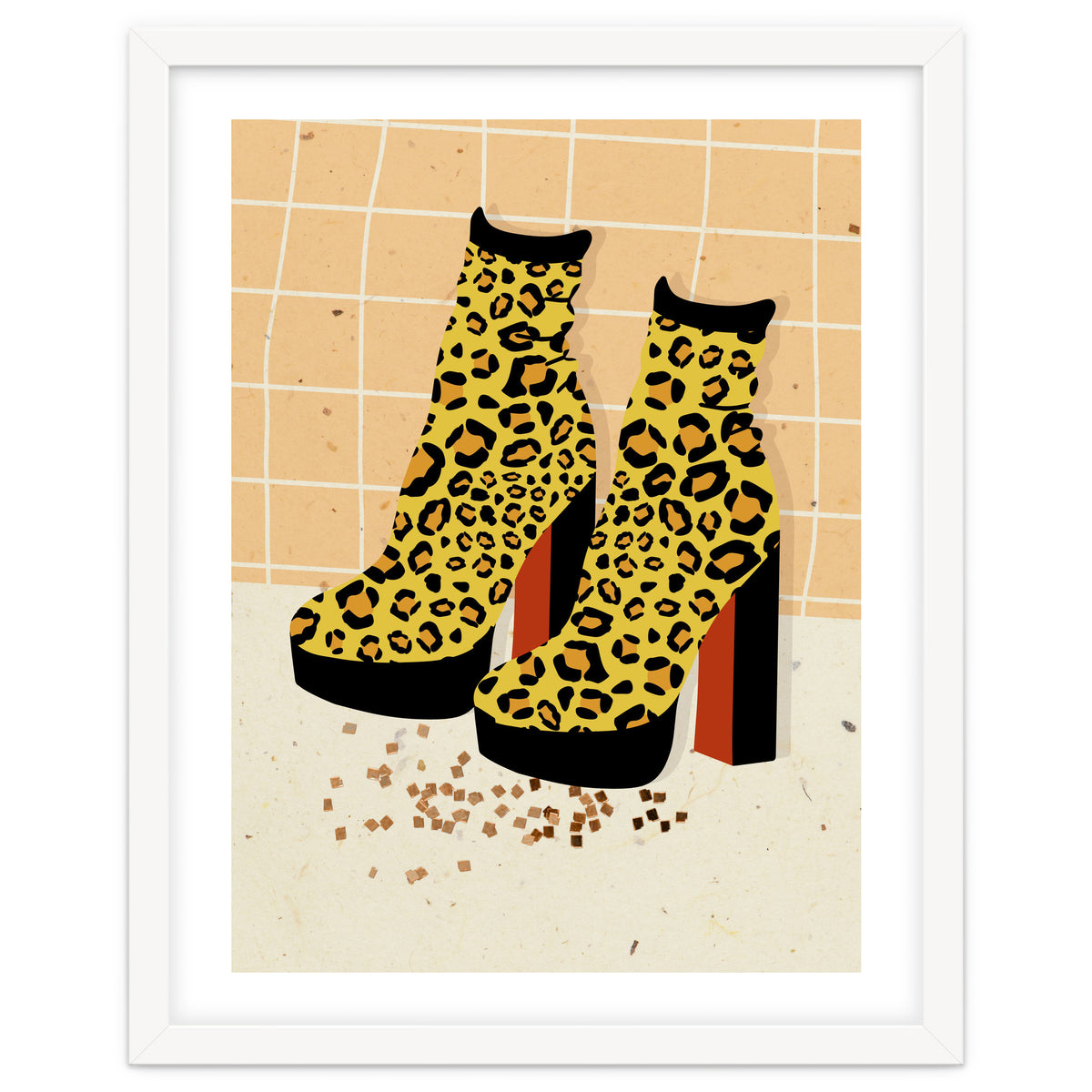 Leopard Disco Platforms
