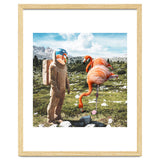 Alternate Reality, Surrealism Digital Photography, Space Flamingo Astronaut Collage thumbnail
