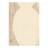 Creame tone vase silhouette (Print Only) thumbnail