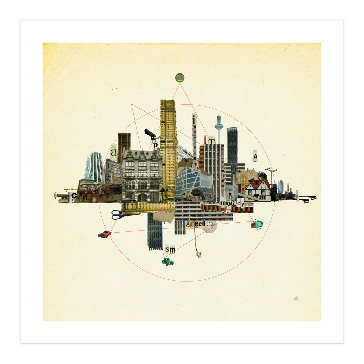 Collage City Mix 8 (Print Only)