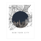 New York City Streets Collage (Print Only) thumbnail