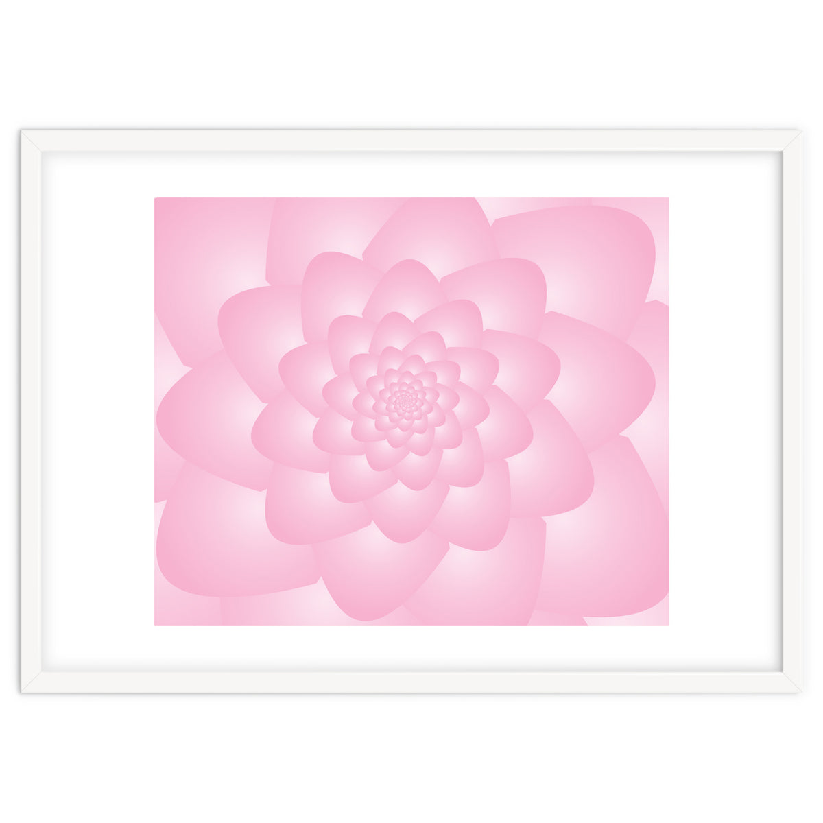 Pastel Colors Flower Pattern Set Red