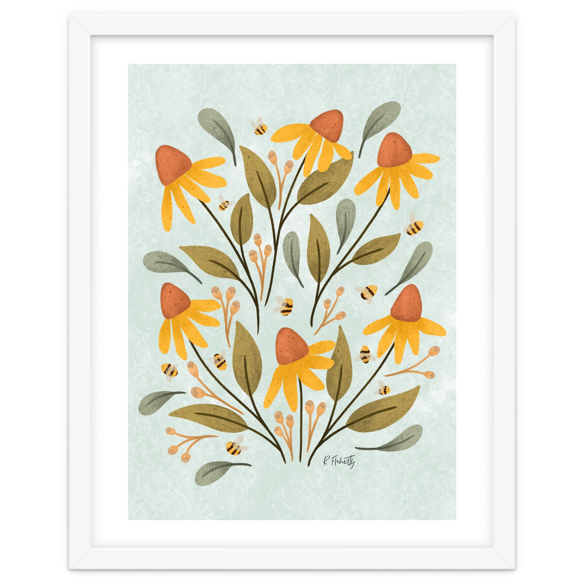 Daisies and Bumblebees