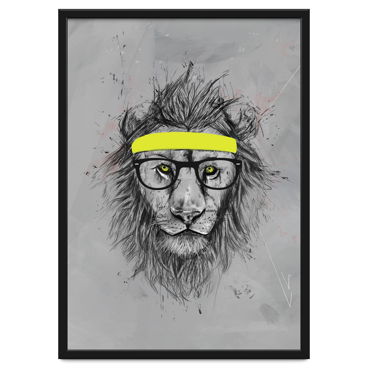 Hipster Lion