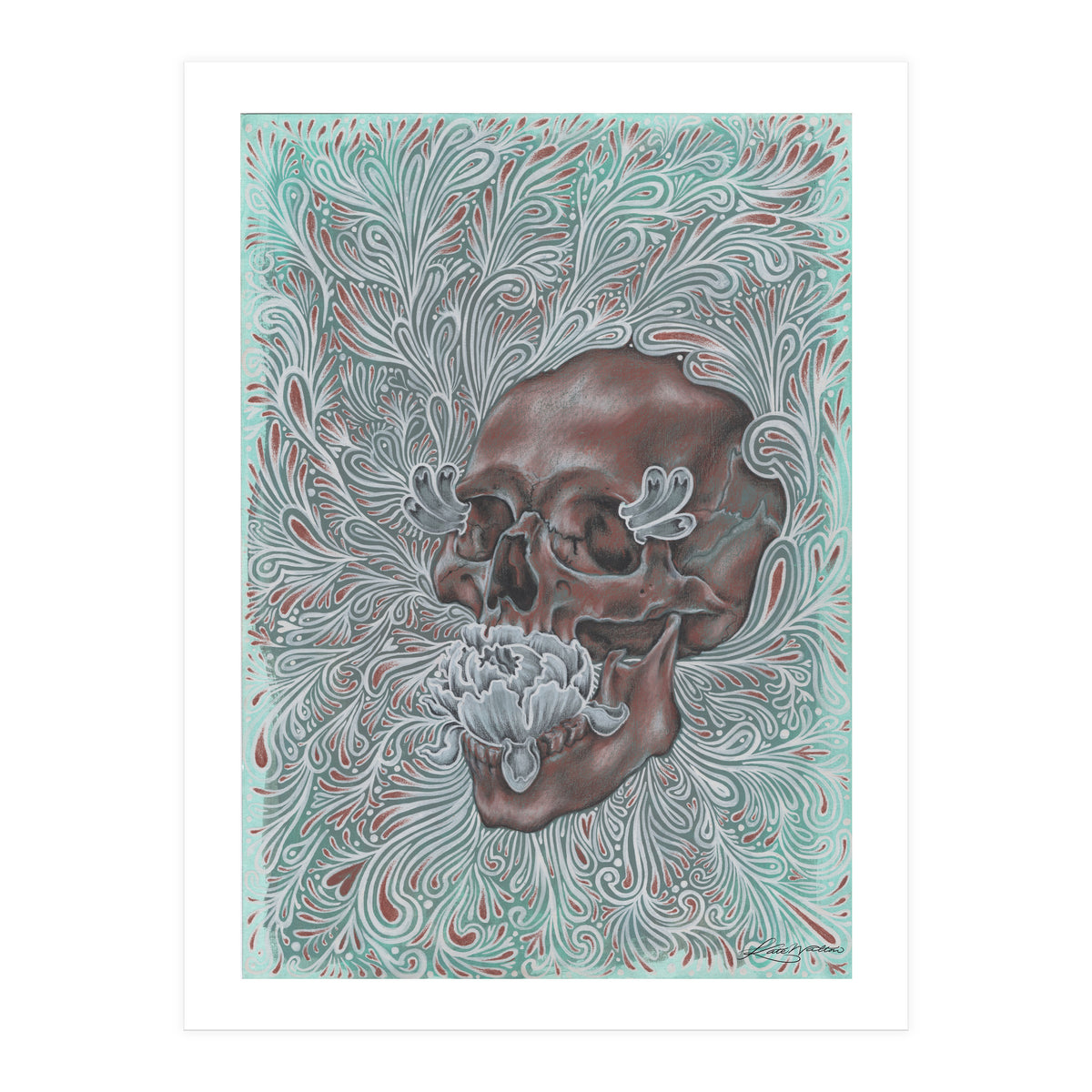 Faded Copper Peony (Print Only)