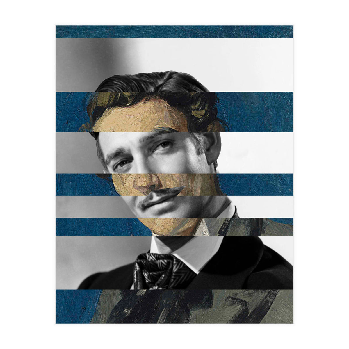 Picasso's Portrait Of Renart & Clark Gable (Print Only)