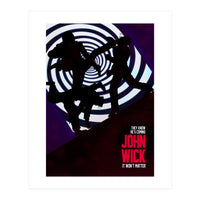John Wick Minimal Movie Poster (Print Only)
