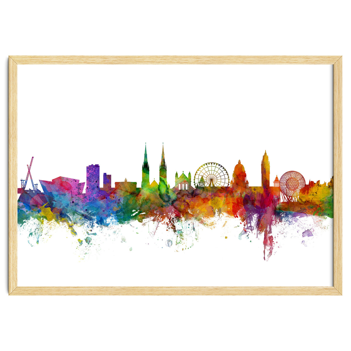 Belfast Northern Ireland Skyline