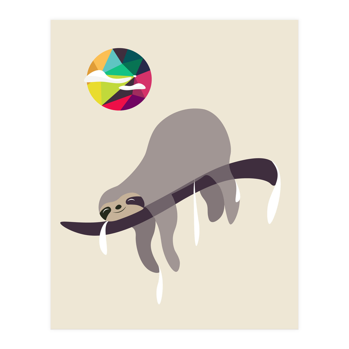 "Sleeping Beauty...Sloth“ (Print Only)