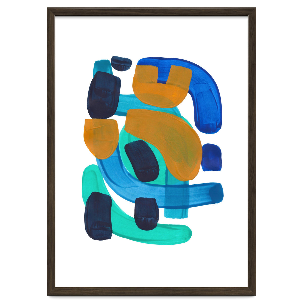 Marine Shapes Yellow Accent