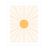 SUN IN LINE - GOLD (Print Only) thumbnail