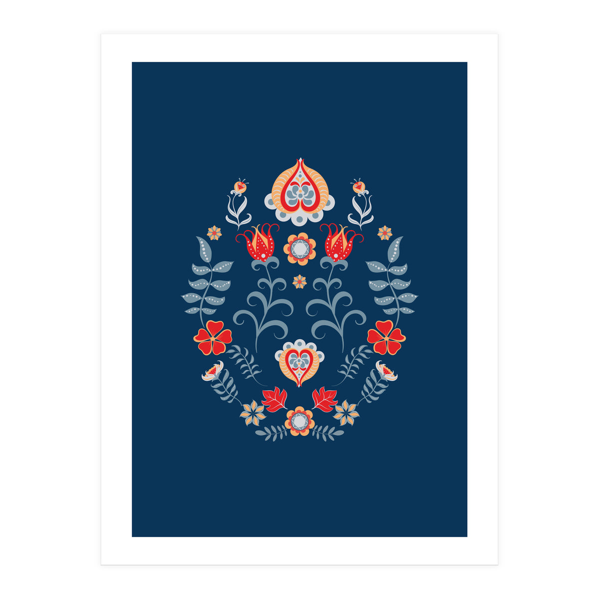 Scandinavian Folk Art (Print Only)