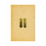 Green blurry geometric shapes (Print Only) thumbnail