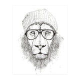 Cool Lion Bw (Print Only) thumbnail