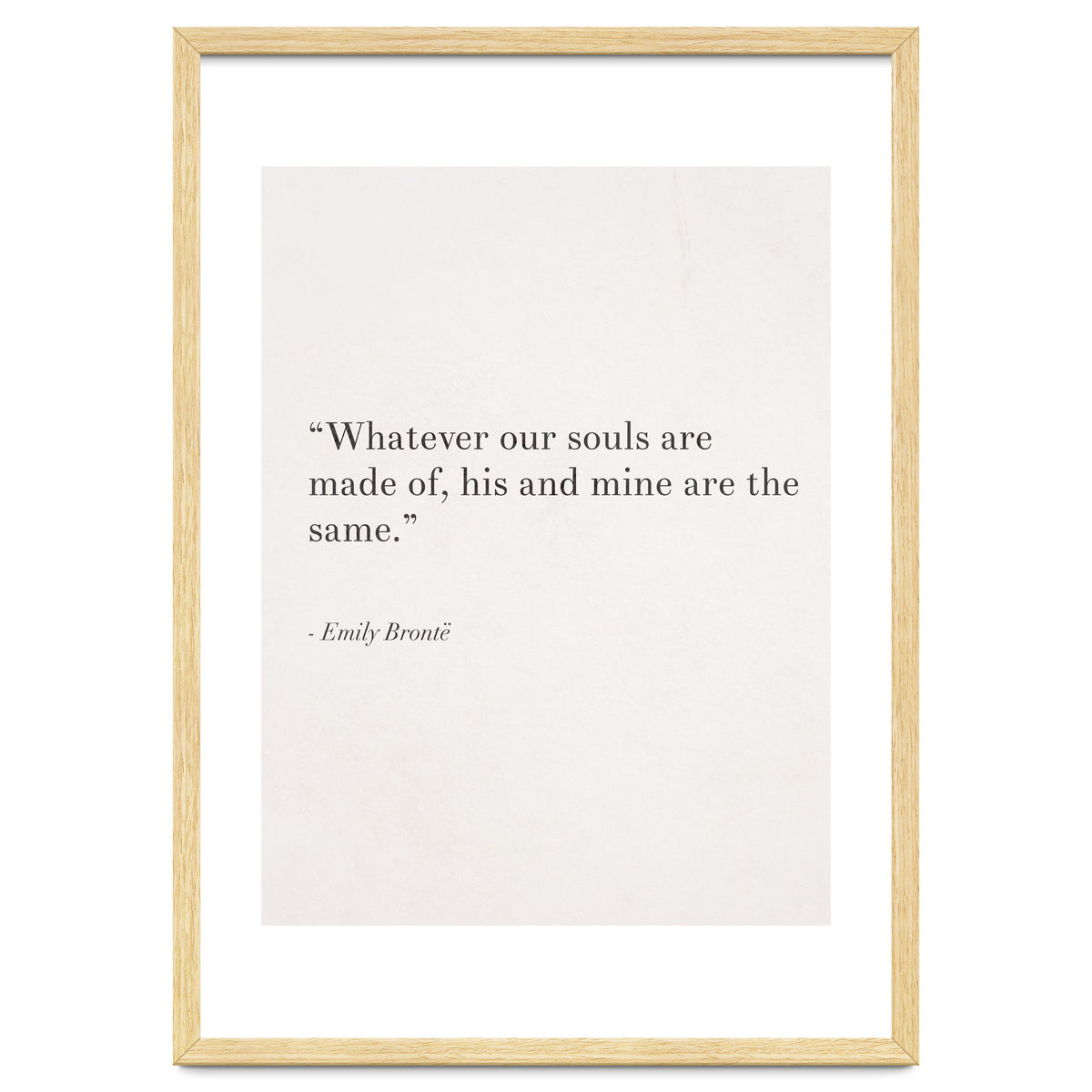Whatever Our Souls Are Made Of By Bronte, White