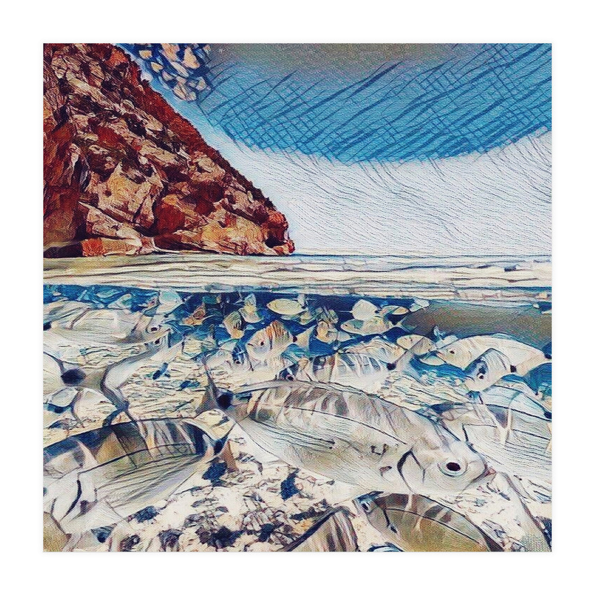 Fishes In Lake Garda (Print Only)