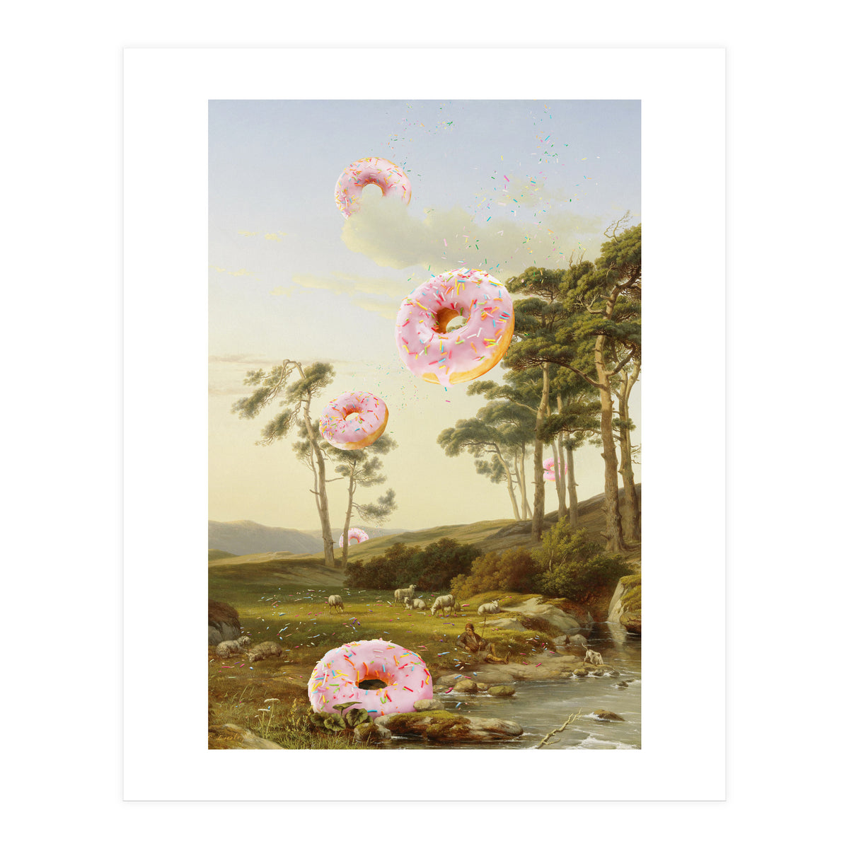 Cloudy With A Chance Of Donuts (Print Only)