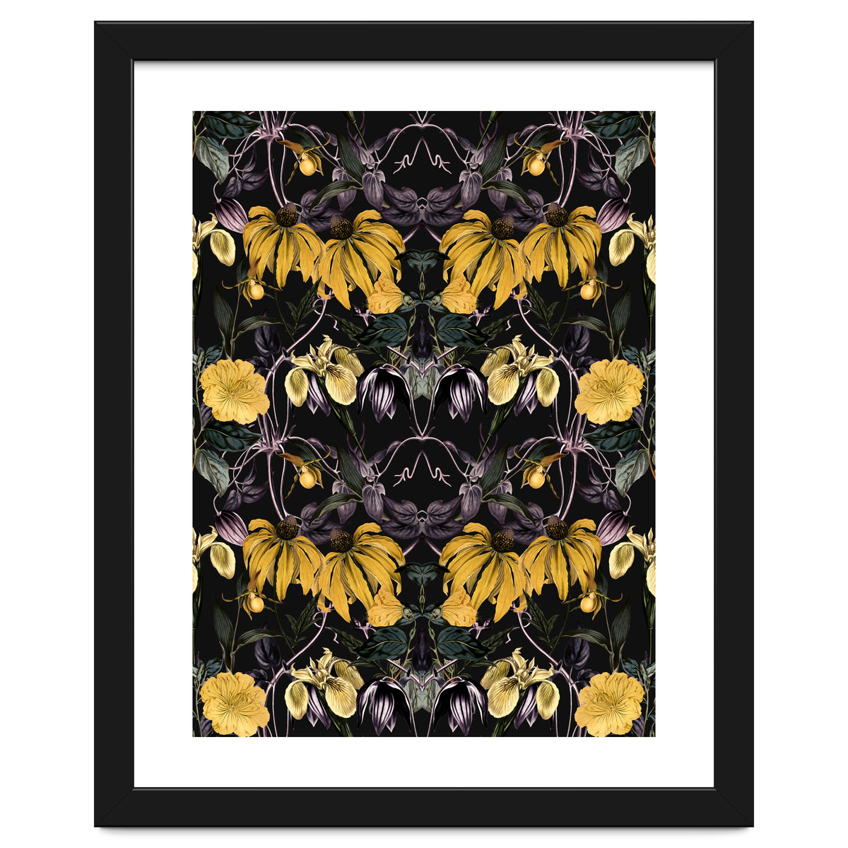 Nocturnal botanical garden kaleidoscope