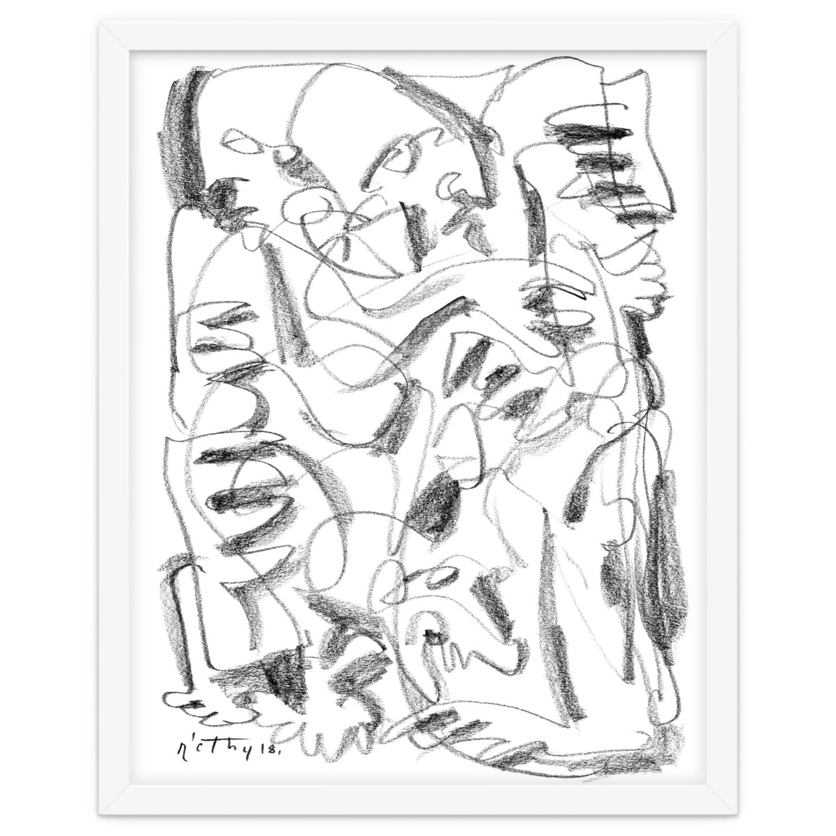 Out of the Shadows - b&w