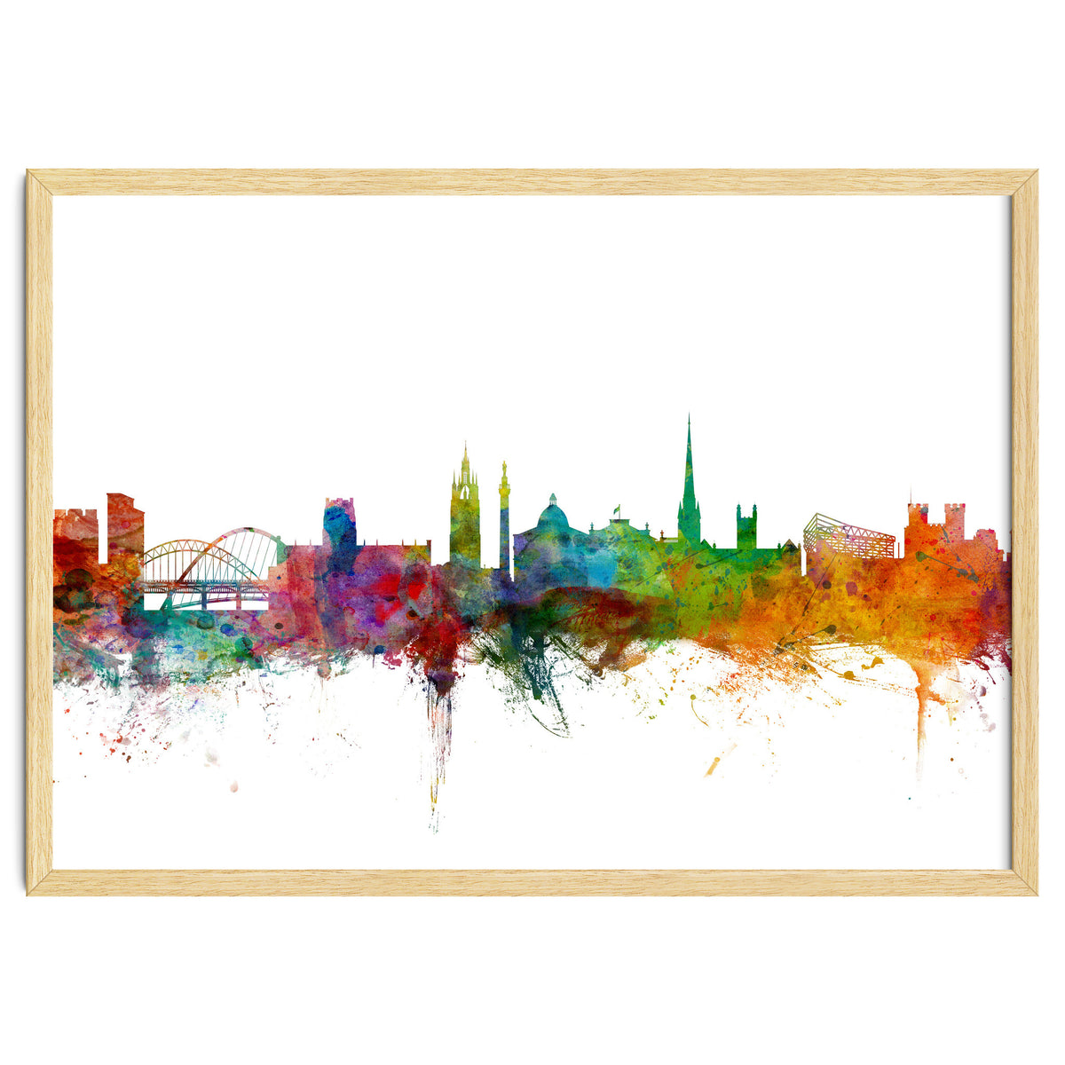 Newcastle England Skyline