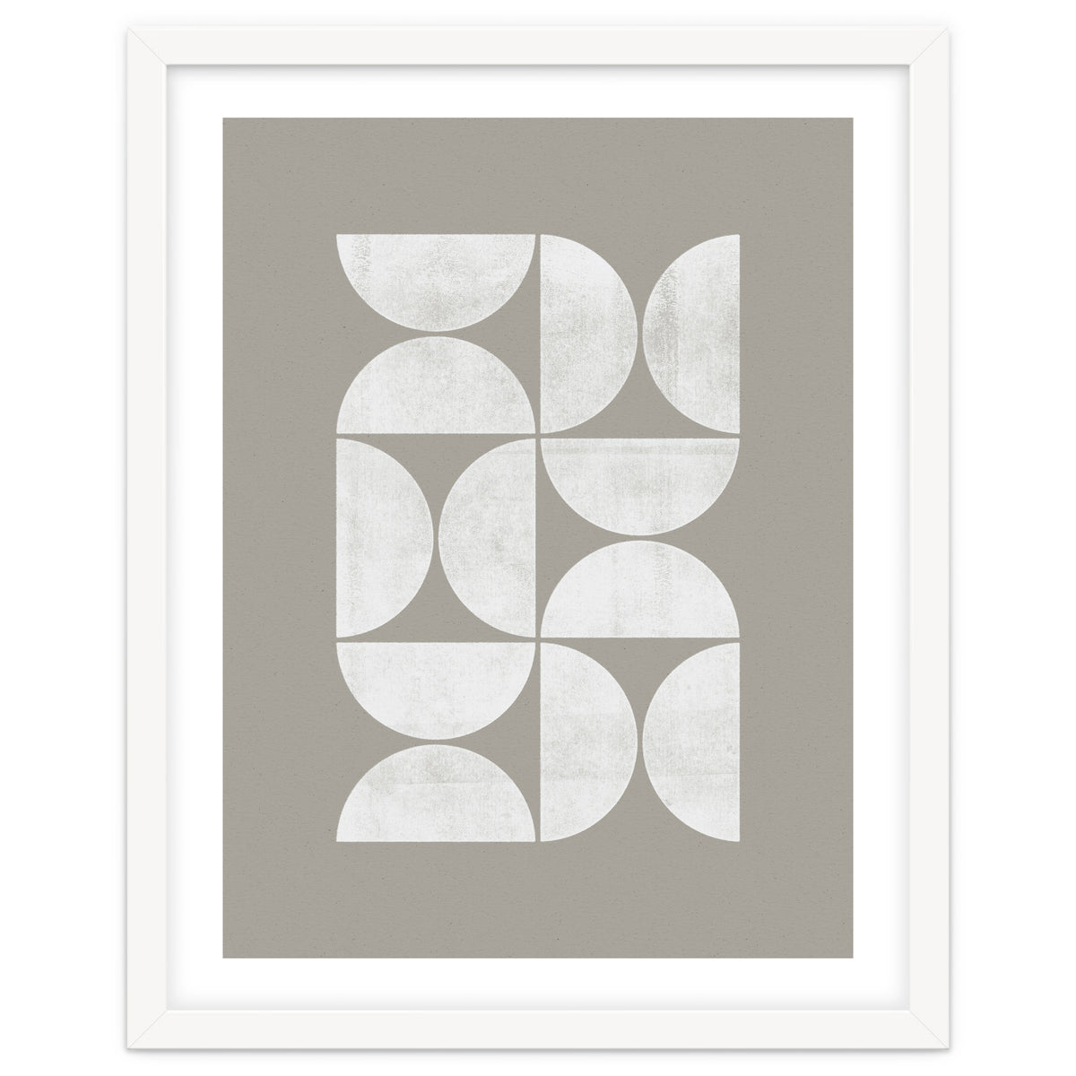 Mid-Century Modern No.17 - Woodblock Print