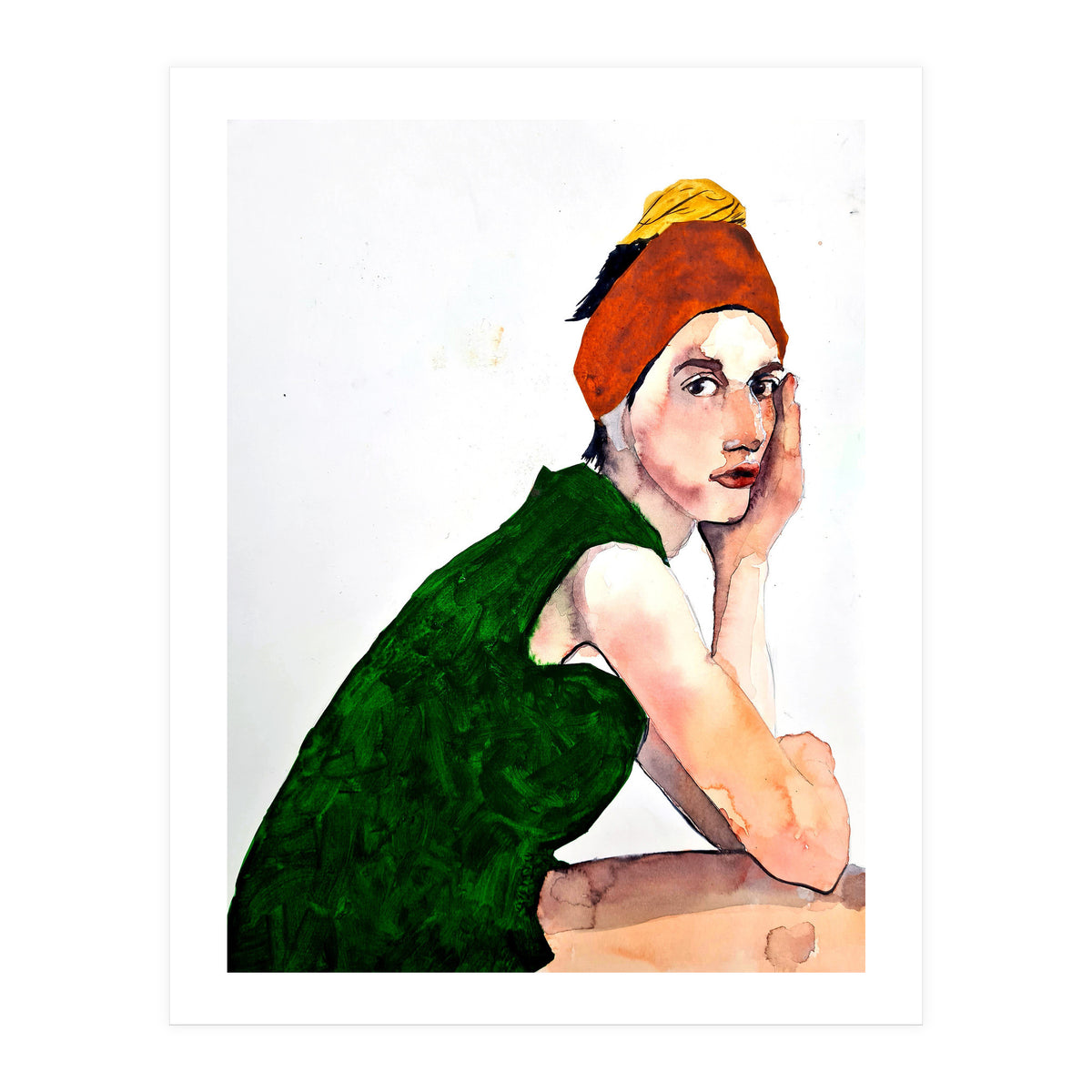 Untitled #86 - Woman in green (Print Only)