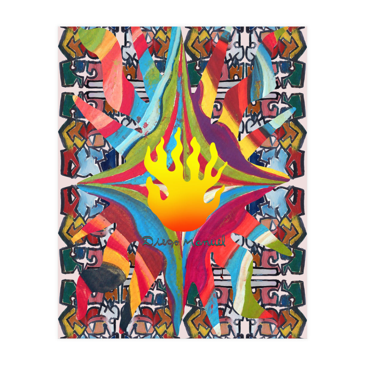 Fuego Y Graffiti 49 (Print Only)