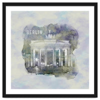 BERLIN Brandenburg Gate | watercolor