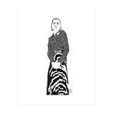 Untitled #40 - Woman in striped skirt (Print Only) thumbnail