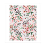 Asian fish among flowers (Print Only) thumbnail