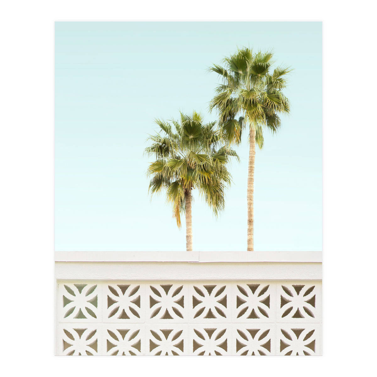 Mid Century Modern Breeze Block 2 (Print Only)