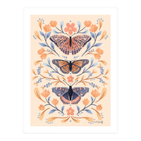 Floral Butterflies (Print Only)