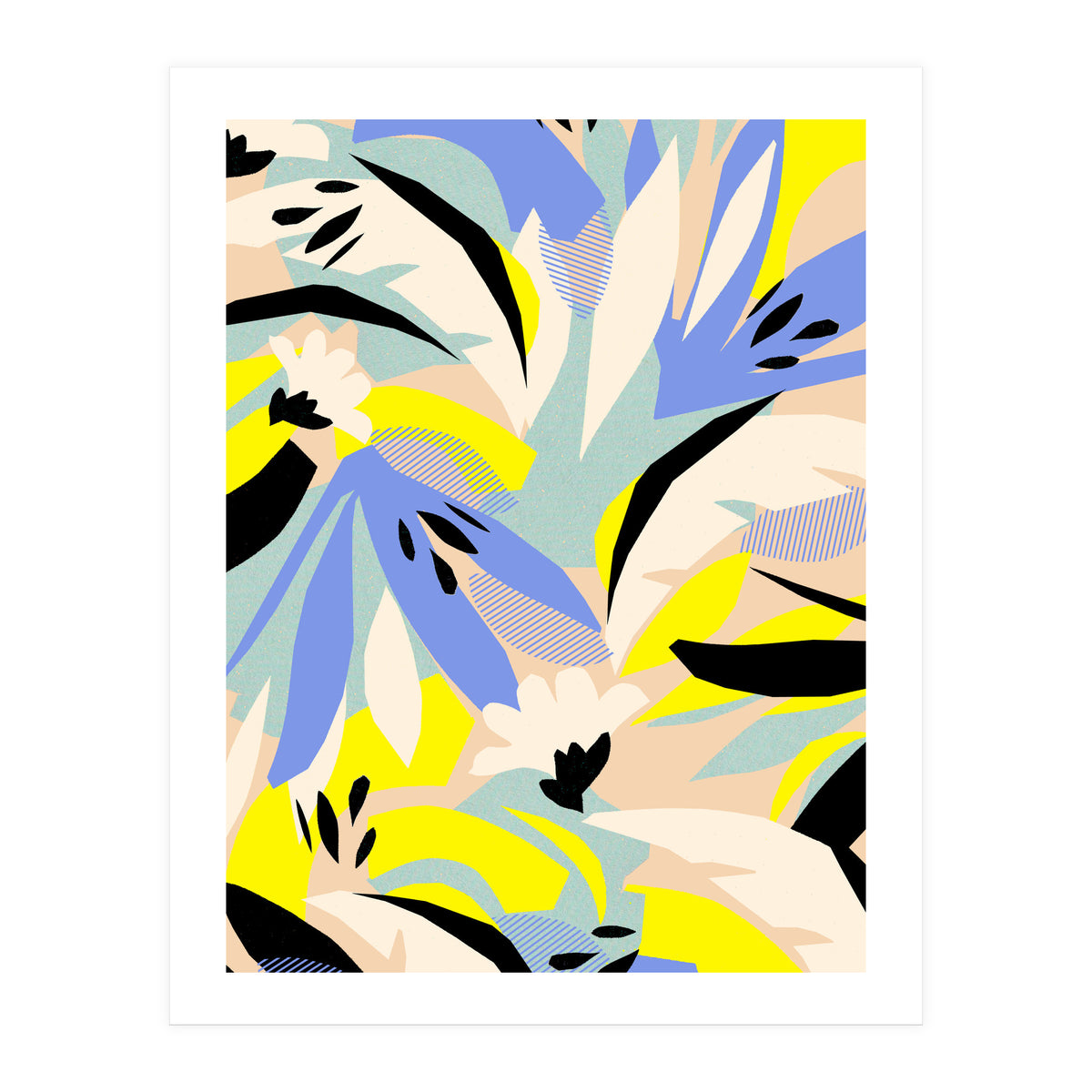 Abstract floral (Print Only)