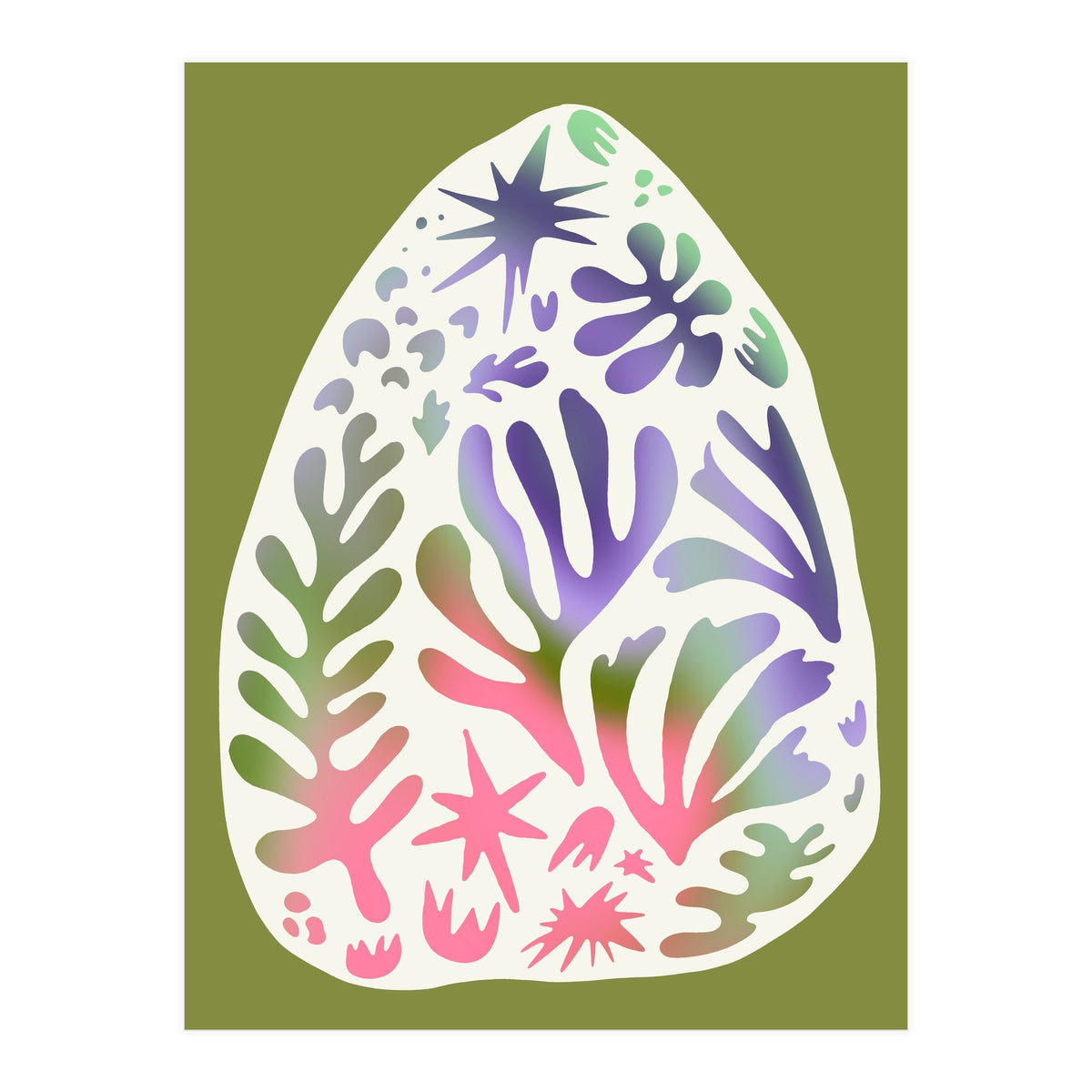 Matisse Inspired Organic Shapes (Print Only)