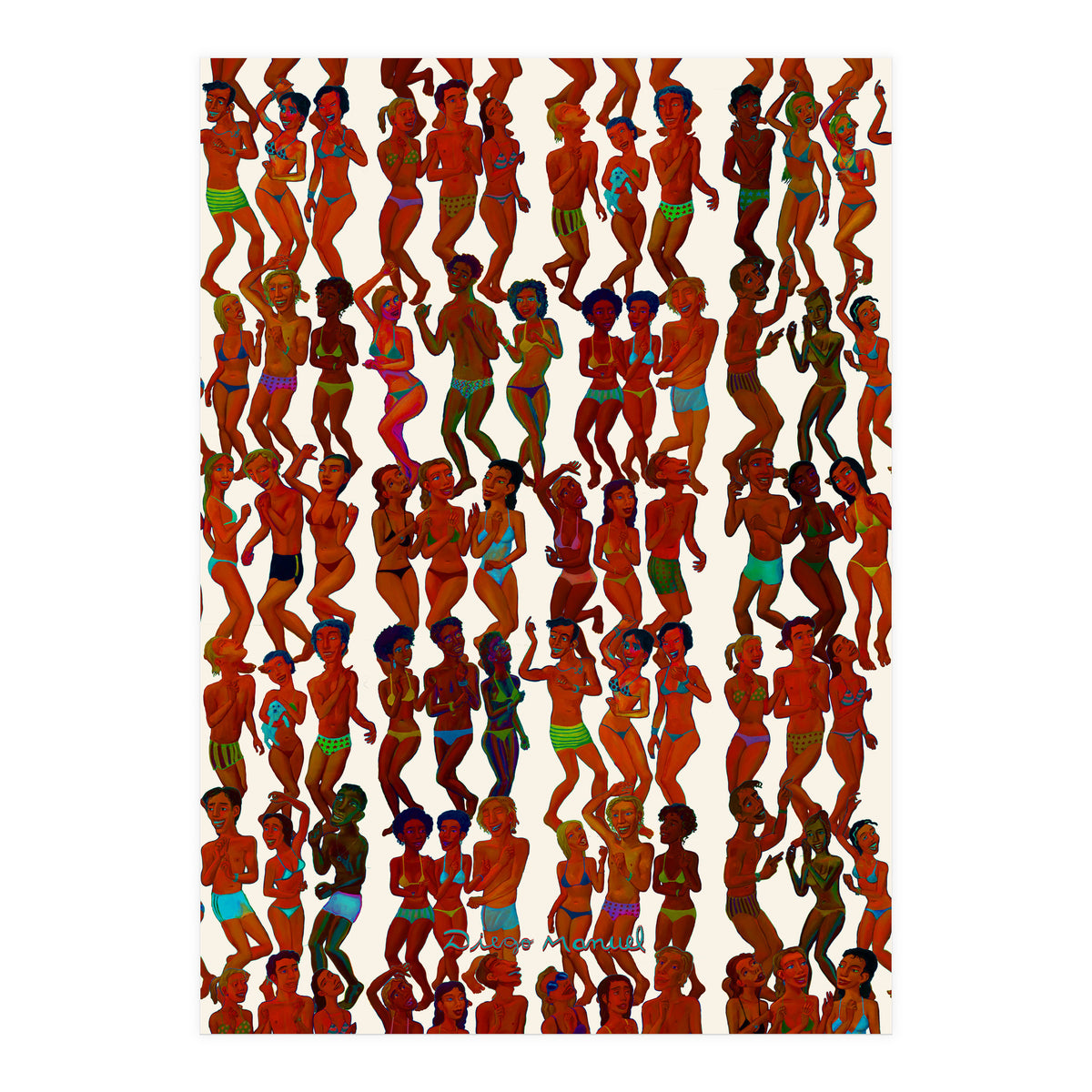 Fiesta En La Playa 10 (Print Only)