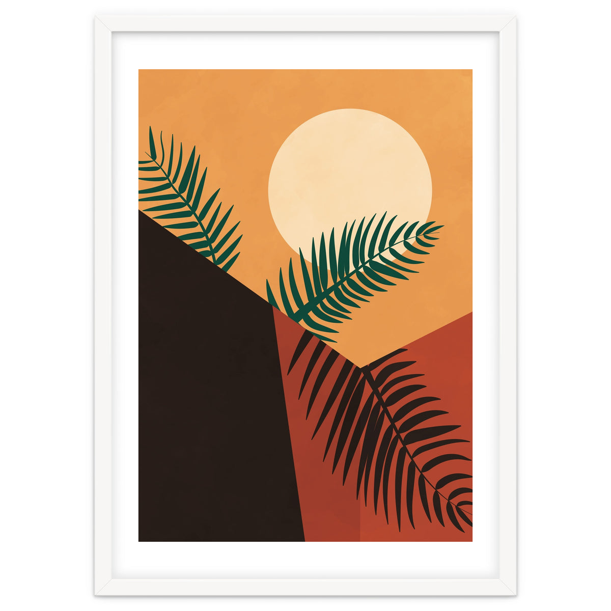 Bohemian Palm Tree Leaves