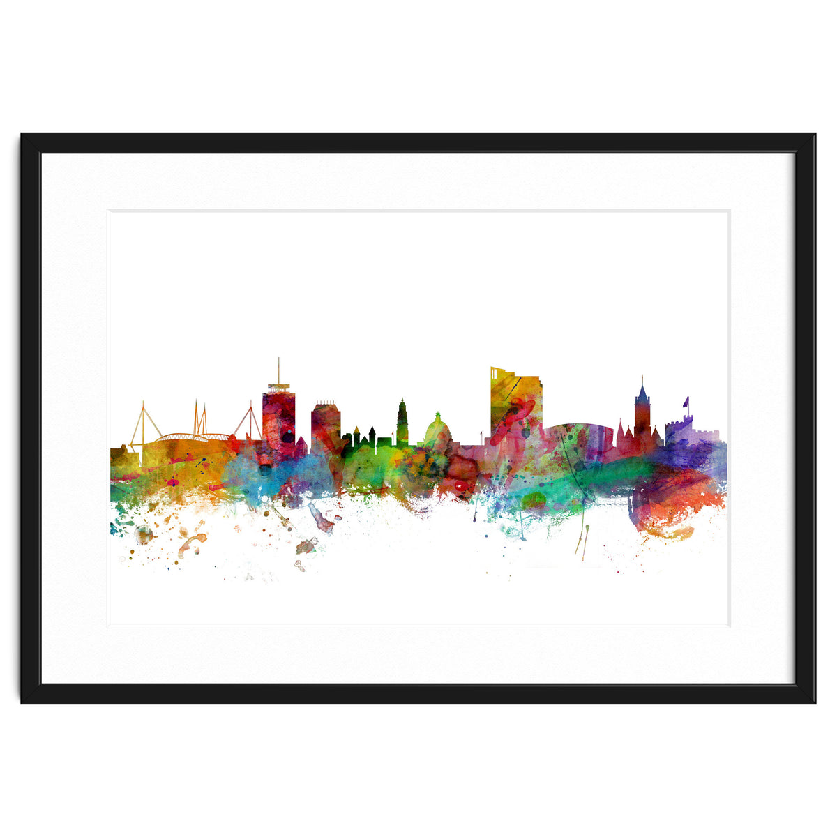 Cardiff Wales Skyline