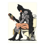 Batman on the Toilet (Print Only) thumbnail