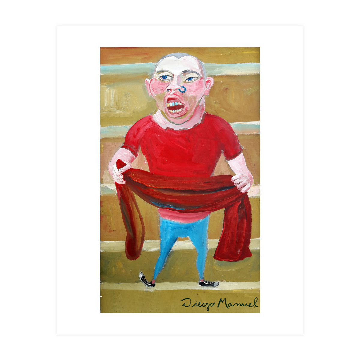 the soccer fan (Print Only)